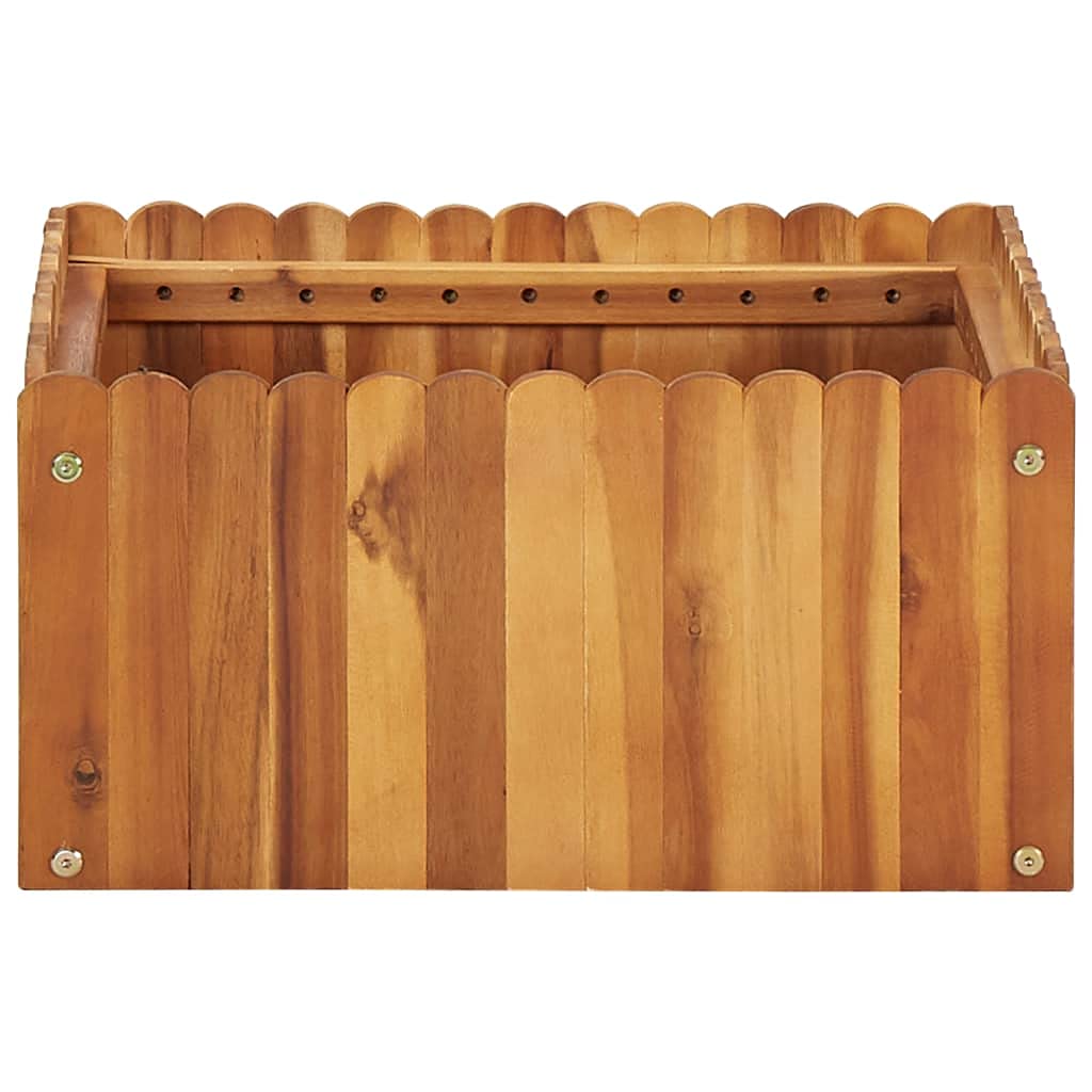 Foto 3 pulgar | Cama Elevada Para Jardín Vidaxl De Madera Maciza De Acacia  50 X 50 X 25 Cm - Venta Internacional.