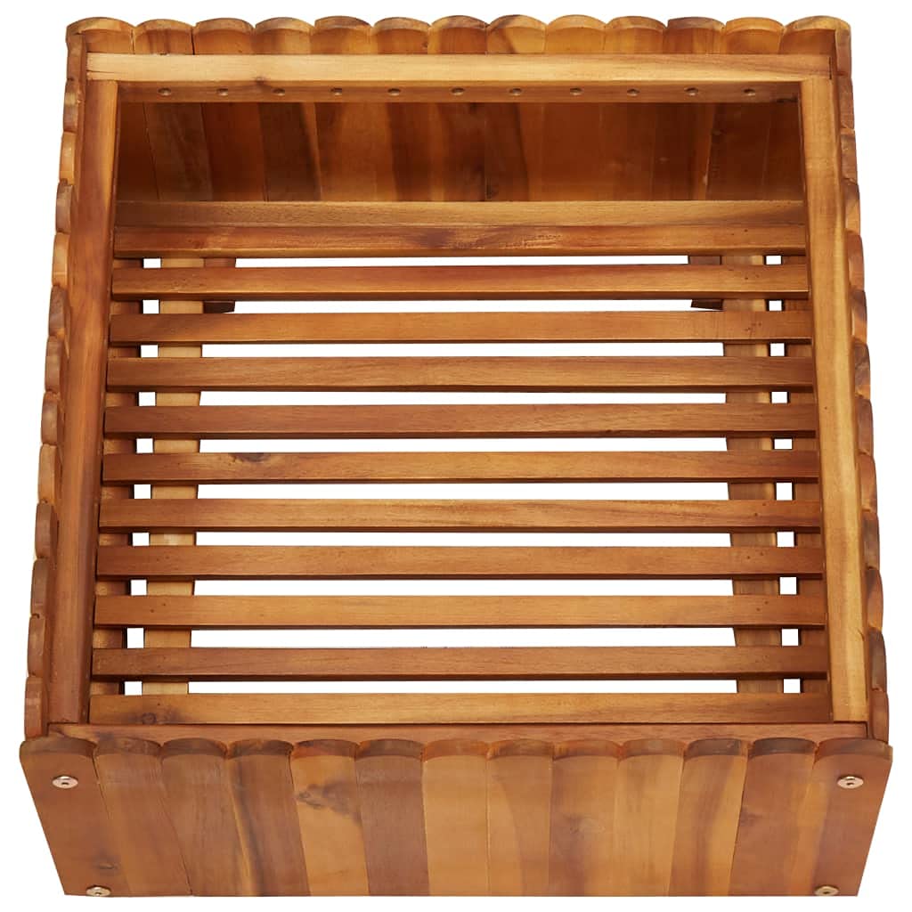 Foto 4 pulgar | Cama Elevada Para Jardín Vidaxl De Madera Maciza De Acacia  50 X 50 X 25 Cm - Venta Internacional.