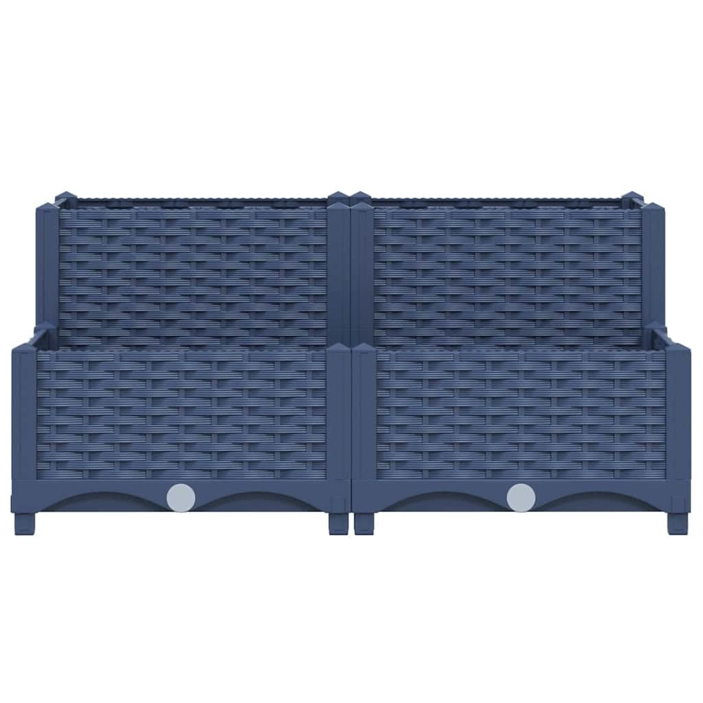 Foto 5 pulgar | Cama De Jardín Elevada Vidaxl De Polipropileno Para Exteriores  80 X 80 X 38 Cm - Venta Internacional.