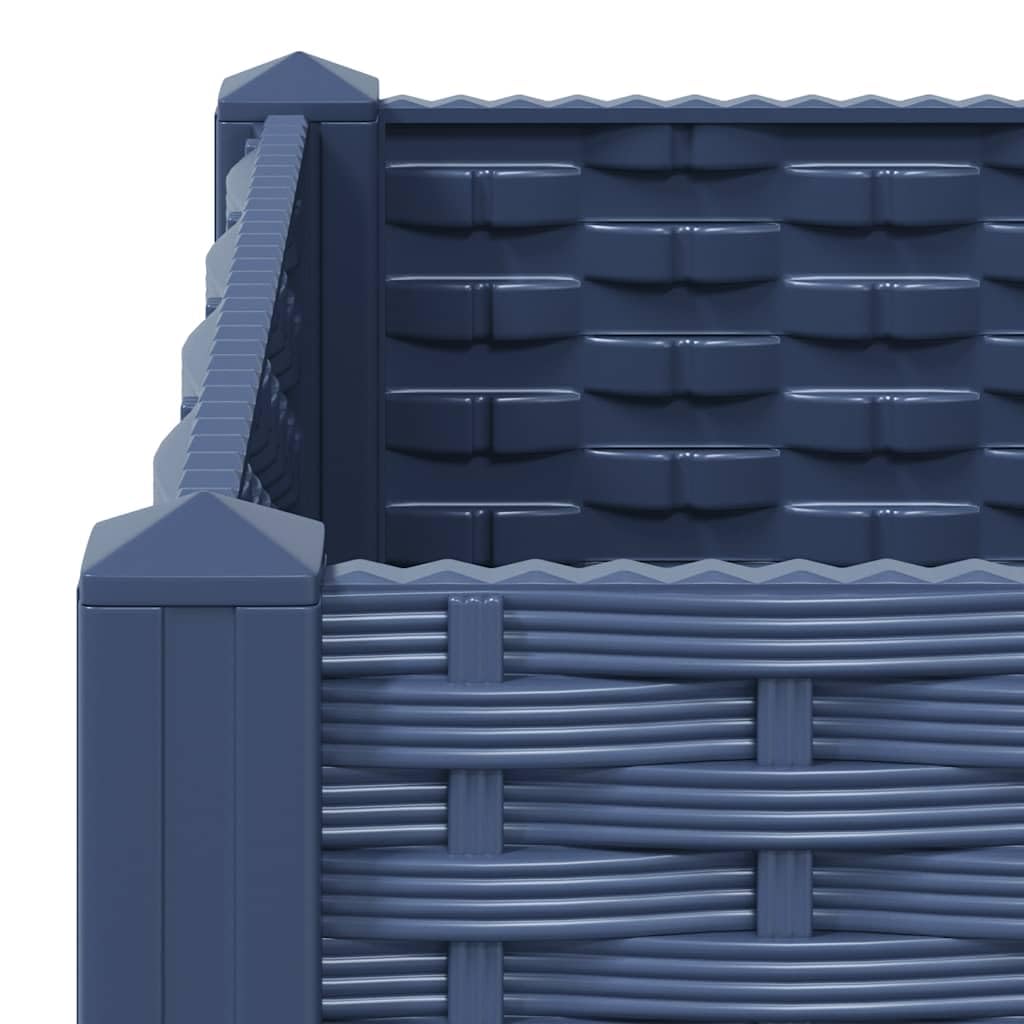 Foto 7 pulgar | Cama De Jardín Elevada Vidaxl De Polipropileno Para Exteriores  80 X 80 X 38 Cm - Venta Internacional.