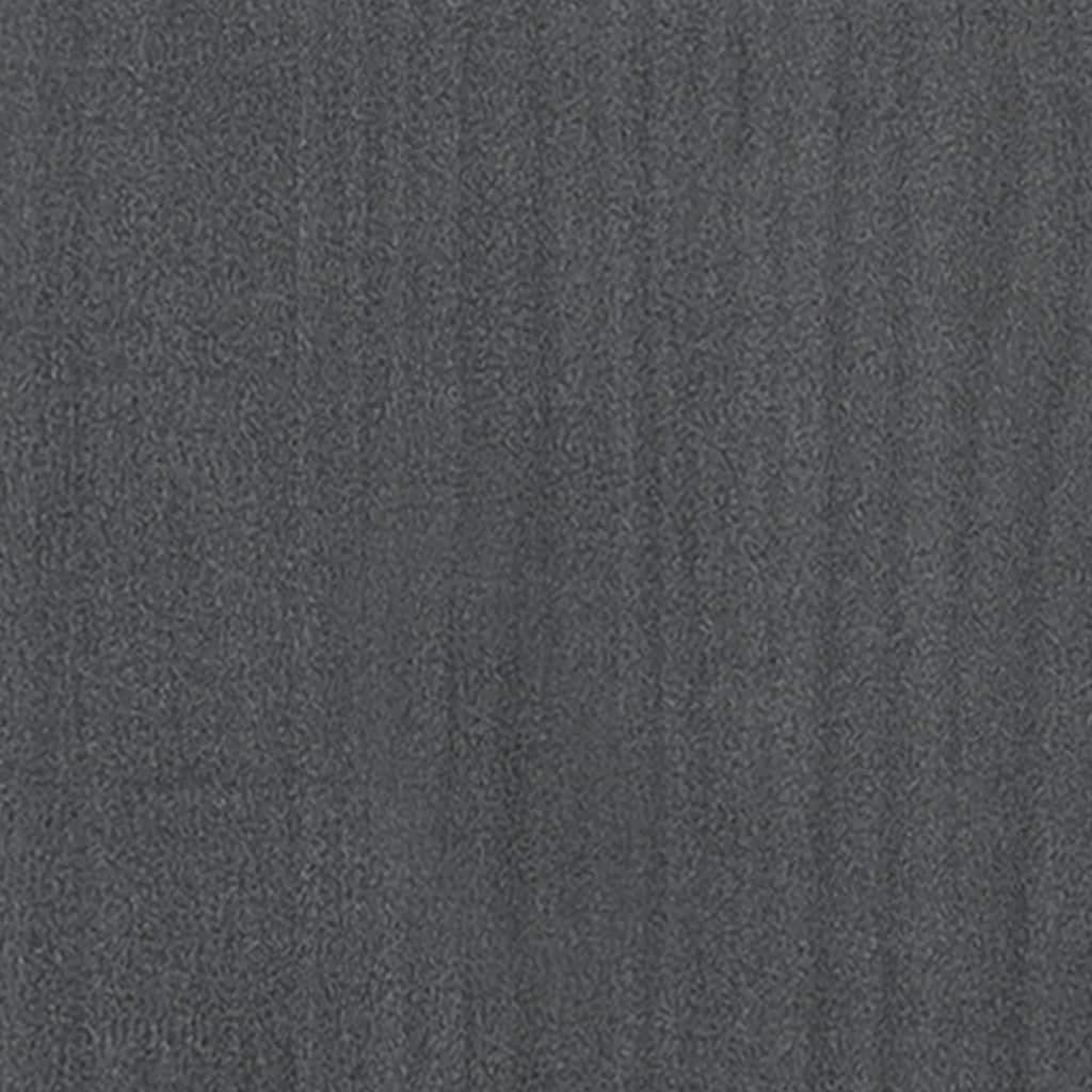 Foto 6 pulgar | Jardinera Vidaxl De Madera Maciza De Pino Para Exteriores  Rectangular  Gris - Venta Internacional.