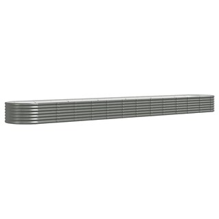 Foto 1 | Cama Elevada Para Jardín Vidaxl Resistente De Acero Gris Para Exteriores - Venta Internacional.
