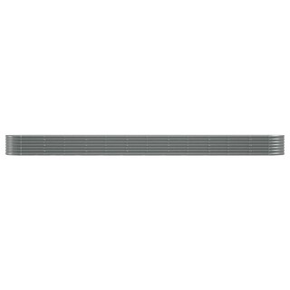 Foto 4 | Cama Elevada Para Jardín Vidaxl Resistente De Acero Gris Para Exteriores - Venta Internacional.