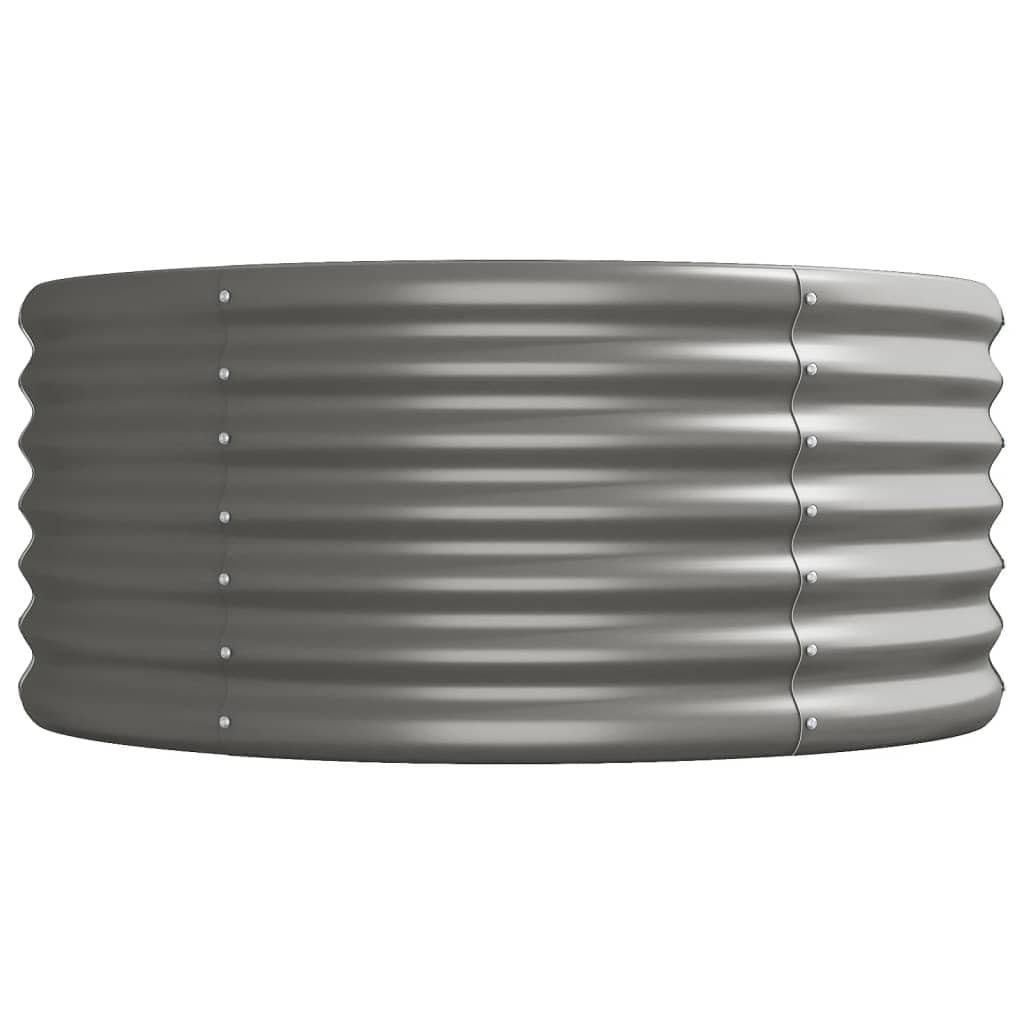 Foto 6 pulgar | Cama Elevada Para Jardín Vidaxl  Resistente  De Acero  Gris  Para Exteriores - Venta Internacional.