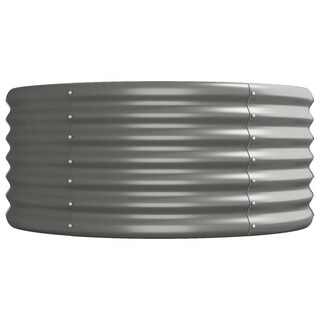 Foto 5 | Cama Elevada Para Jardín Vidaxl Resistente De Acero Gris Para Exteriores - Venta Internacional.