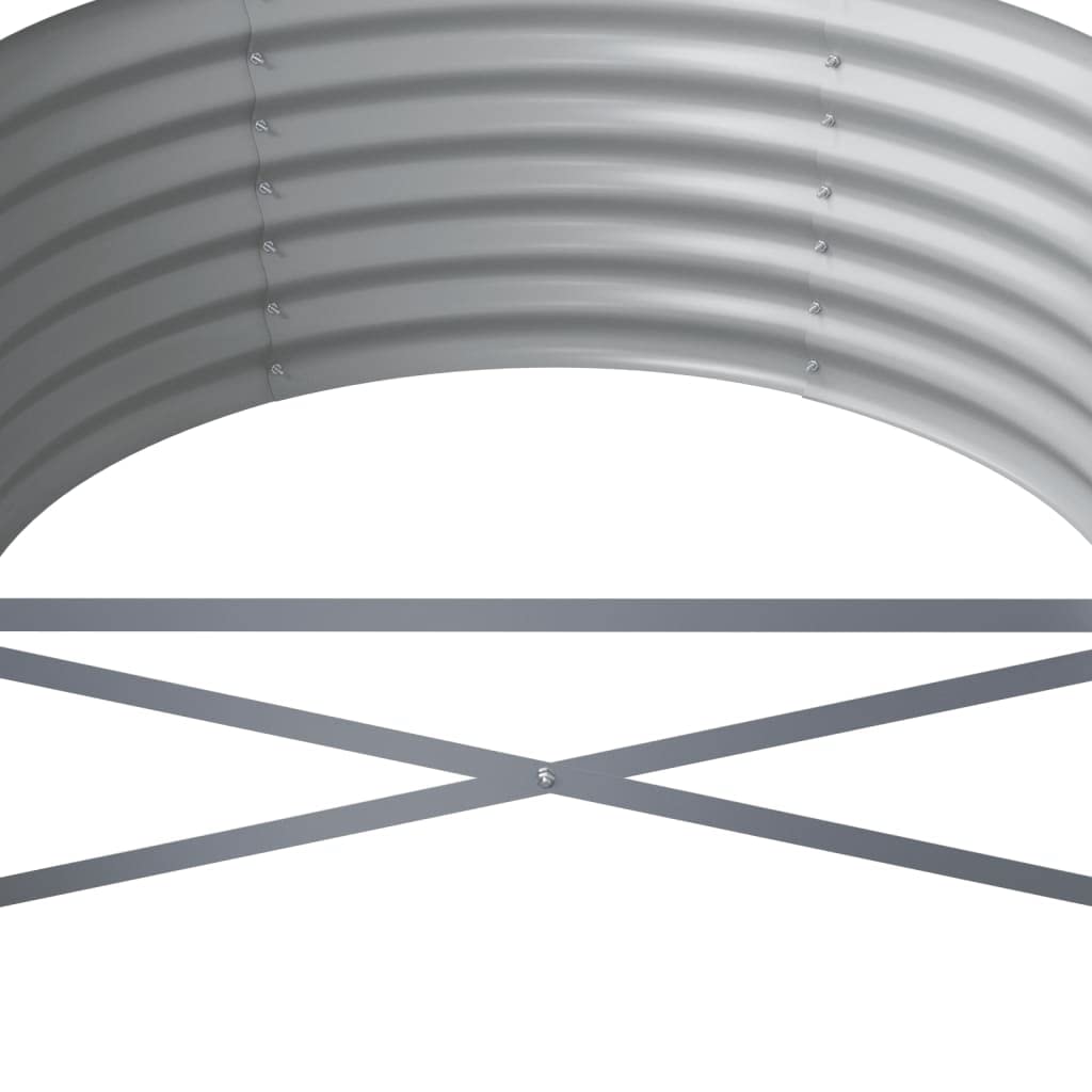 Foto 7 pulgar | Cama Elevada Para Jardín Vidaxl  Resistente  De Acero  Gris  Para Exteriores - Venta Internacional.