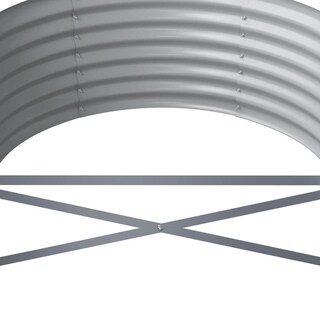 Foto 6 | Cama Elevada Para Jardín Vidaxl Resistente De Acero Gris Para Exteriores - Venta Internacional.
