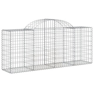 Foto 1 | Cestas Gabion Vidaxl Decorativas Para Jardín Exterior 2 Unidades - Venta Internacional.