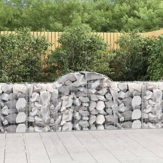 Foto 2 | Cestas Gabion Vidaxl Decorativas Para Jardín Exterior 2 Unidades - Venta Internacional.