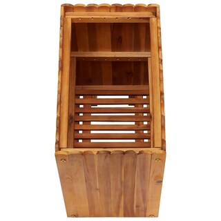 Foto 5 | Cama De Jardín Elevada Vidaxl De Madera Maciza De Acacia 50 X 30 X 50 Cm - Venta Internacional.