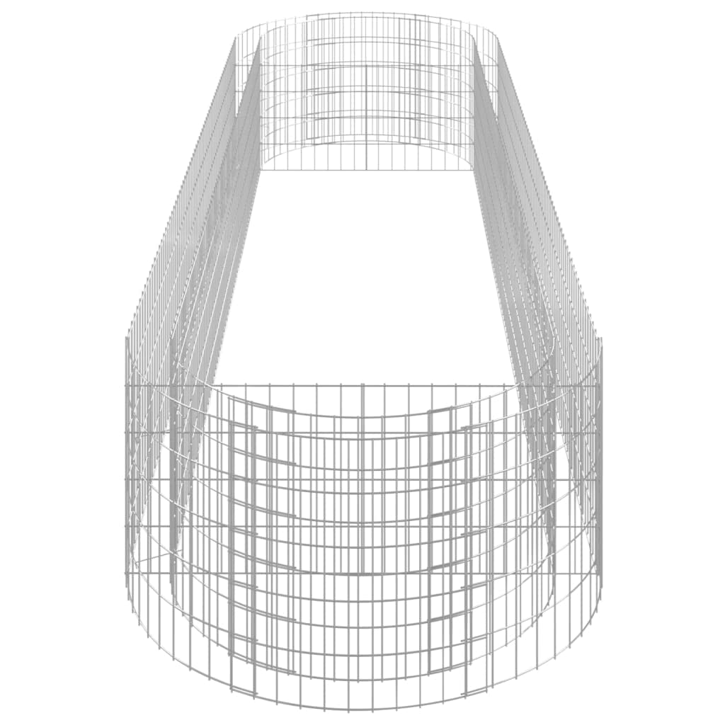 Foto 6 pulgar | Cama Elevada Gabion Vidaxl De Hierro Galvanizado  400 X 100 X 50 Cm  Color Plateado - Venta Internacional.