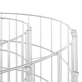 Foto 7 | Cama Elevada Gabion Vidaxl De Hierro Galvanizado 400 X 100 X 50 Cm Color Plateado - Venta Internacional.