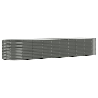 Foto 1 | Cama Elevada De Jardín Vidaxl De Acero Gris 155 9 X 39 4 X 26 8 Cm - Venta Internacional.