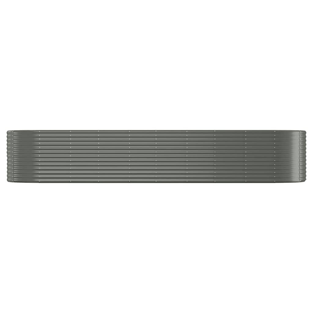 Foto 4 | Cama Elevada De Jardín Vidaxl De Acero Gris  155 9 X 39 4 X 26 8 Cm - Venta Internacional.