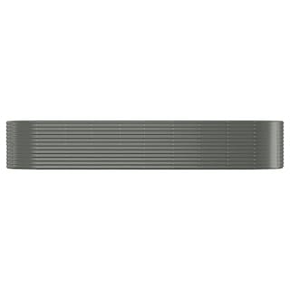 Foto 4 | Cama Elevada De Jardín Vidaxl De Acero Gris 155 9 X 39 4 X 26 8 Cm - Venta Internacional.