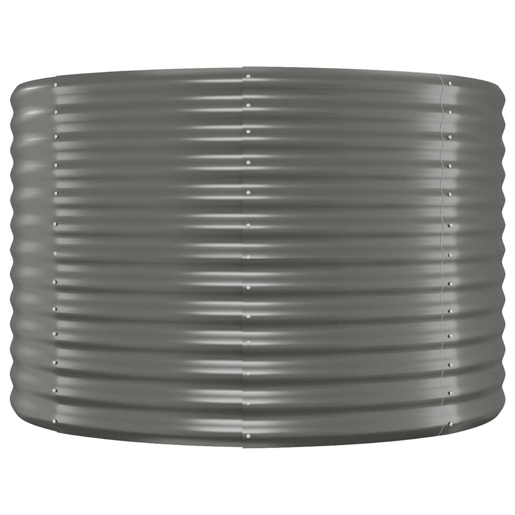 Foto 5 | Cama Elevada De Jardín Vidaxl De Acero Gris  155 9 X 39 4 X 26 8 Cm - Venta Internacional.