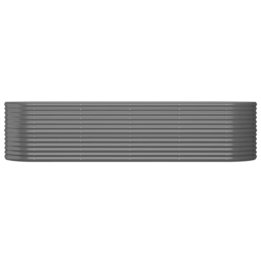 Foto 4 pulgar | Cama De Jardín Elevada Vidaxl De Acero Ovalado  296 X 80 X 68 Cm  Gris - Venta Internacional.