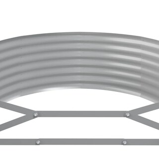 Foto 3 | Cama Elevada Para Jardín Vidaxl Acero Con Revestimiento En Polvo Gris 249 X 100 X 36 Cm - Venta Internacional.