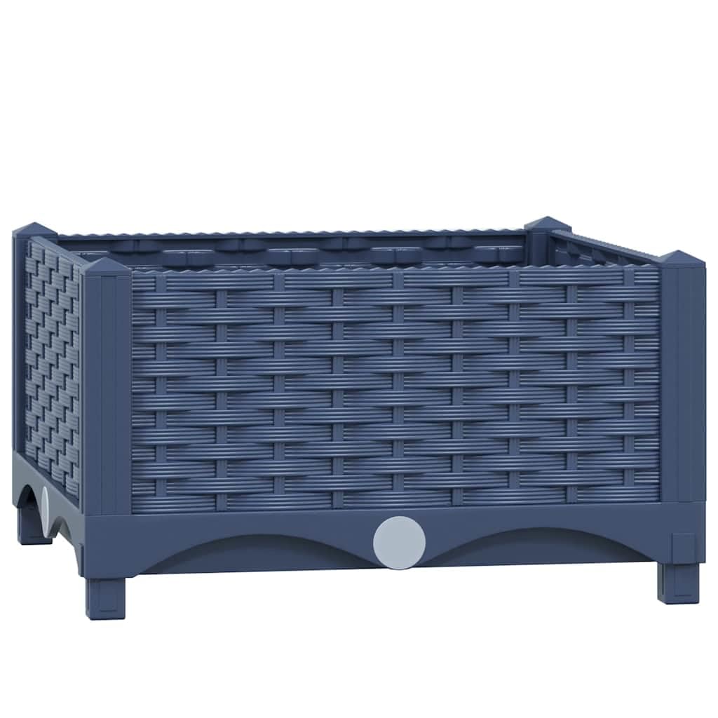 Cama Elevada Vidaxl  Polipropileno Duradero  40 X 40 X 23 Cm  Color Gris - Venta Internacional.
