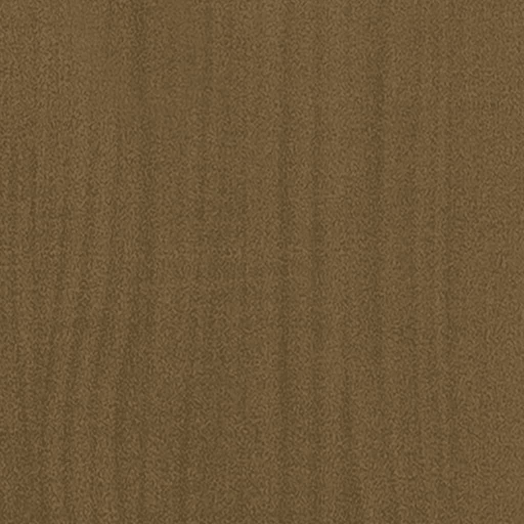Foto 7 | Jardinera Vidaxl De Madera Maciza De Pino Marrón Miel  70 X 70 X 70 Cm - Venta Internacional.