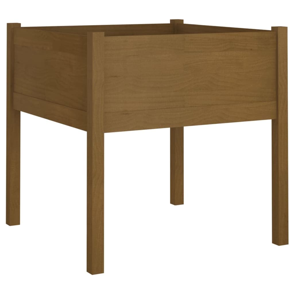 Foto 5 pulgar | Jardineras Vidaxl  Madera Maciza De Pino  Color Marrón Miel  70 X 70 Cm - Venta Internacional.