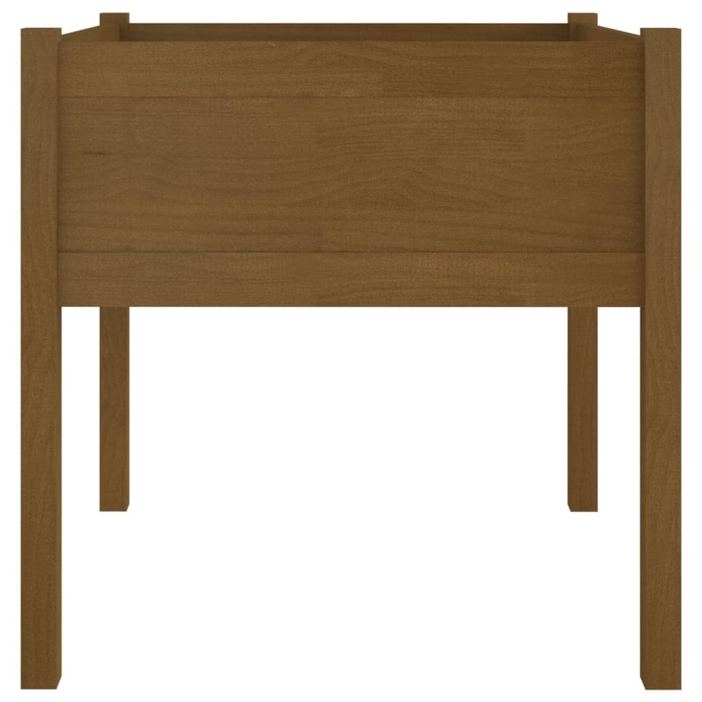 Foto 6 pulgar | Jardineras Vidaxl  Madera Maciza De Pino  Color Marrón Miel  70 X 70 Cm - Venta Internacional.