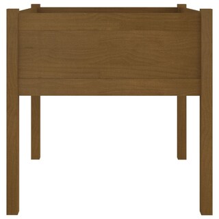 Foto 5 | Jardineras Vidaxl Madera Maciza De Pino Color Marrón Miel 70 X 70 Cm - Venta Internacional.