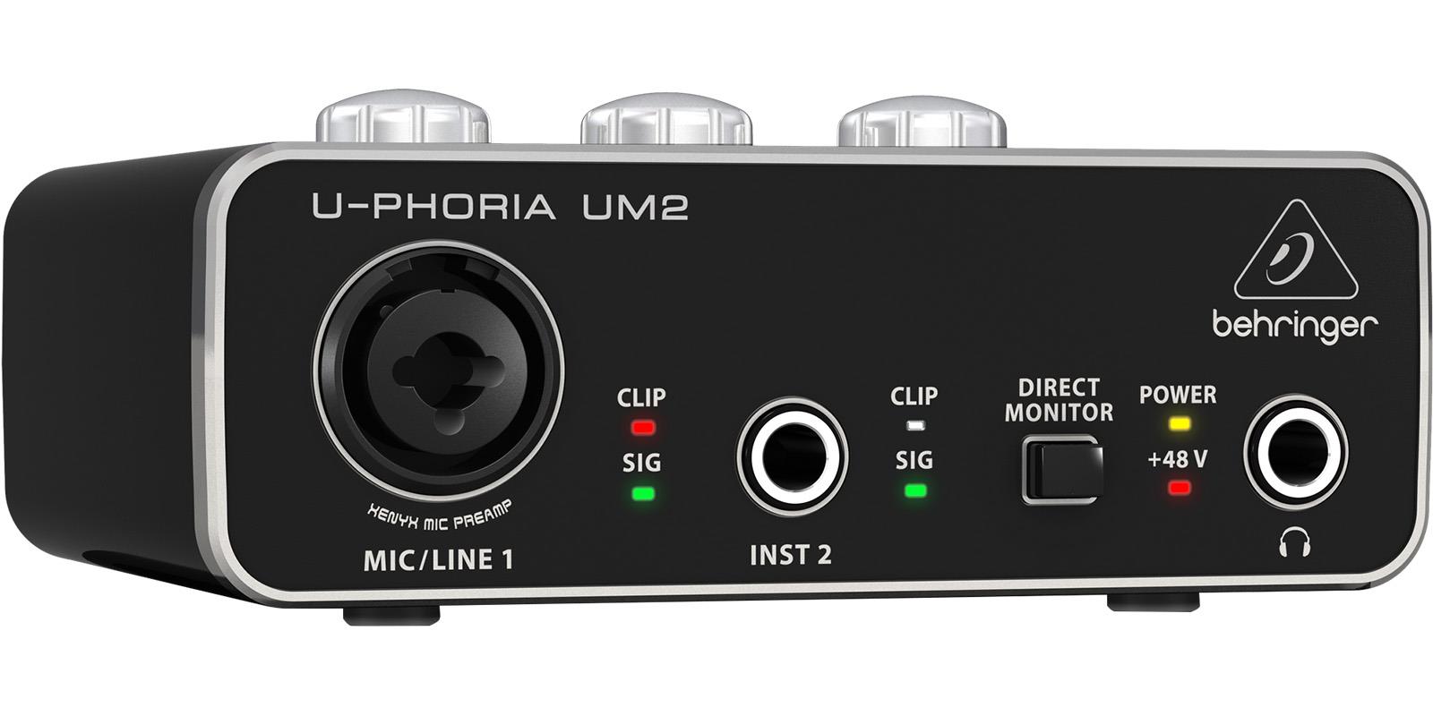 Foto 1 | Interfaz de Audio 2x2 Behringer U-phoria Um2 color Negro