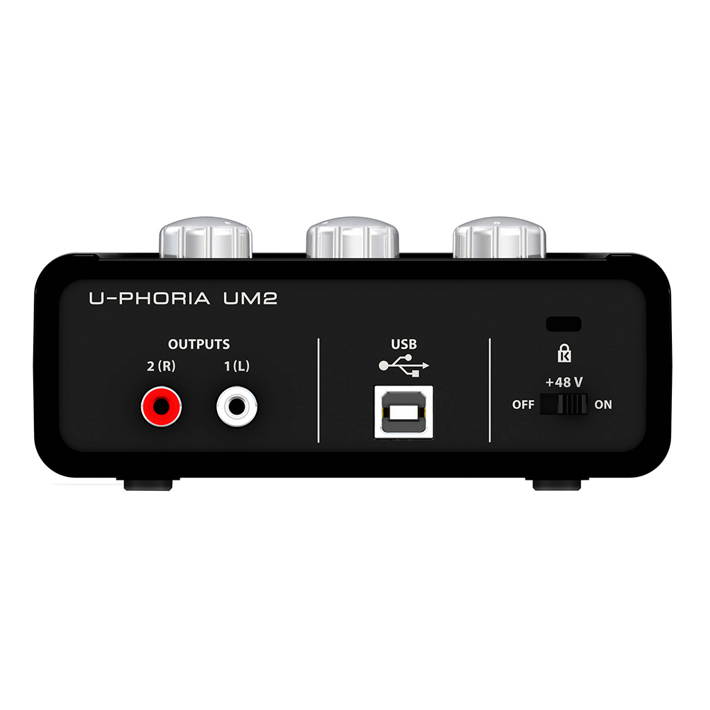 Foto 2 | Interfaz de Audio 2x2 Behringer U-phoria Um2 color Negro