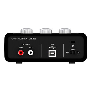 Foto 2 | Interfaz de Audio 2x2 Behringer U-phoria Um2 color Negro
