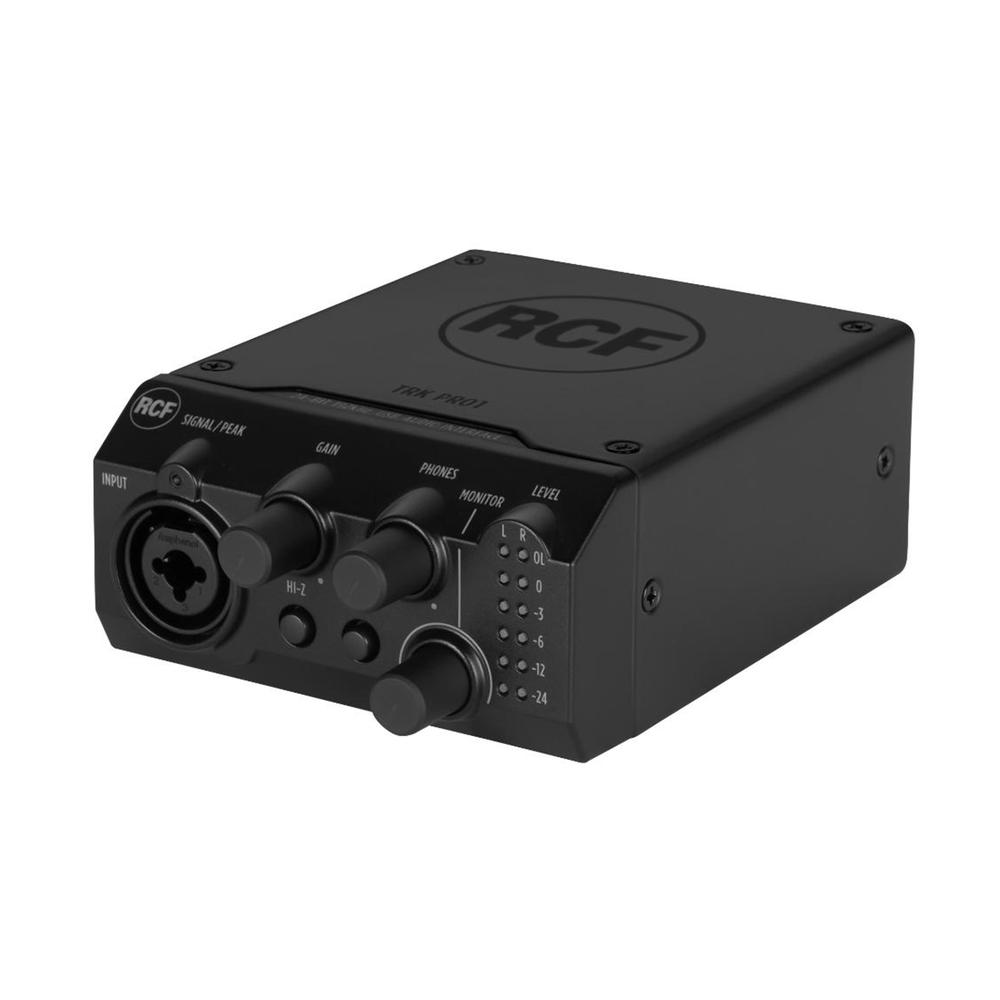 Foto 1 | Interfaz de audio 1x2Ch RCF TRK PRO1 Color Negro USB 2.0