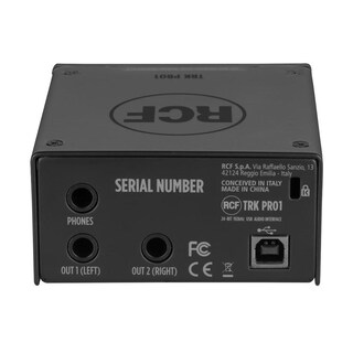 Foto 4 | Interfaz de audio 1x2Ch RCF TRK PRO1 Color Negro USB 2.0