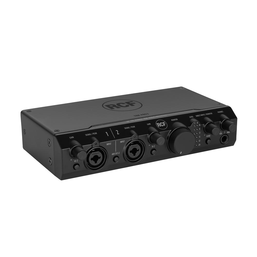 Foto 4 pulgar | Interfaz de Audio 2x2 ch RCF Trk Pro2 Color Negro Usb 2.0