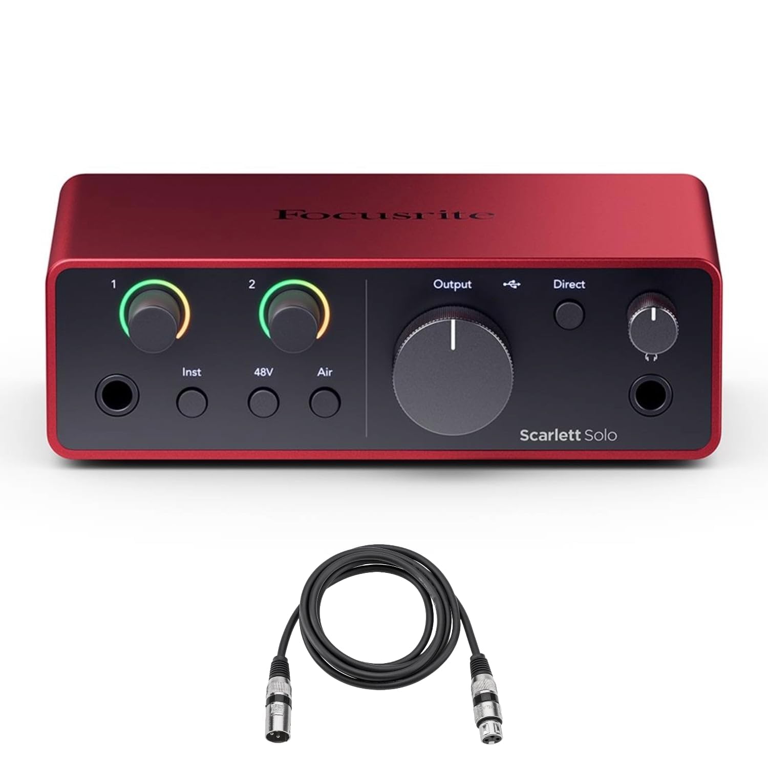 Foto 2 pulgar | Interfaz Usb Focusrite Scarlett Solo De Cuarta Generación Con Software - Venta Internacional.