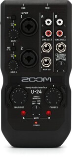 Foto 1 | Interfaz De Audio Zoom U-24 De 2 Canales, 24 Bits/96 Khz Con 2 Preamplificadores - Venta Internacional.