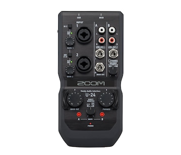 Foto 3 | Interfaz De Audio Zoom U-24 De 2 Canales, 24 Bits/96 Khz Con 2 Preamplificadores - Venta Internacional.