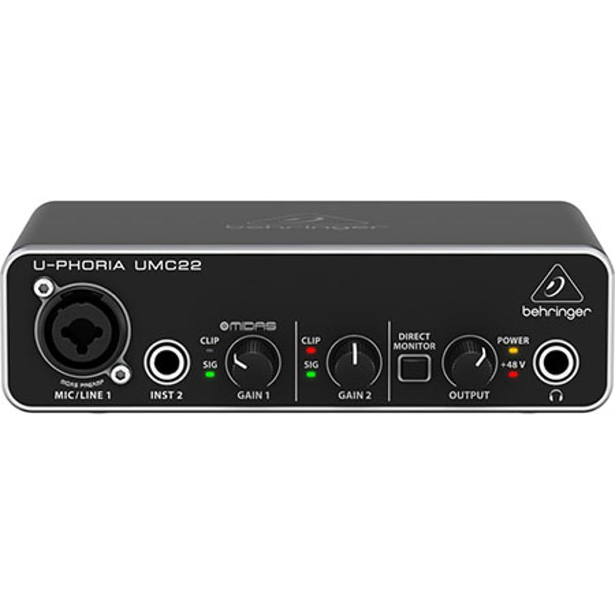 Foto 4 pulgar | Interfaz De Audio Usb Behringer U-phoria Umc22 De 2 Canales Y 48 Khz - Venta Internacional.