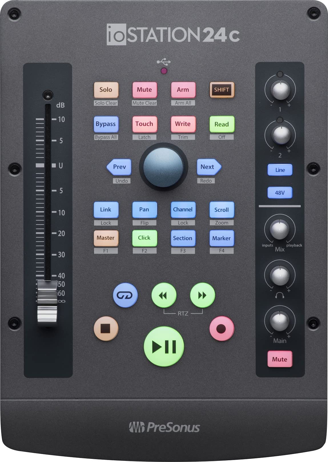 Foto 2 pulgar | Interfaz De Audio Y Controlador De Producción Presonus Iostation 24c - Venta Internacional.