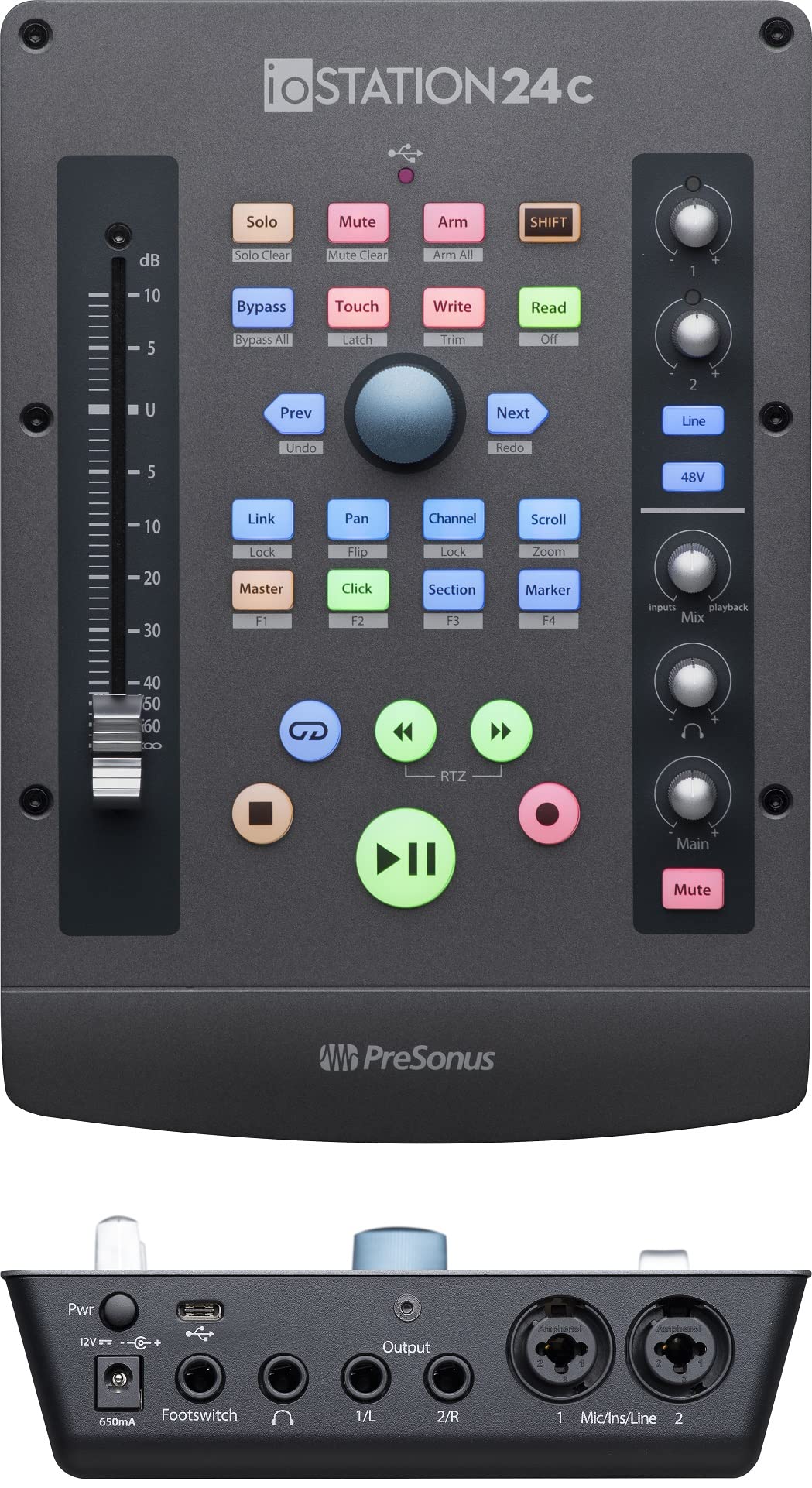 Foto 5 | Interfaz De Audio Y Controlador De Producción Presonus Iostation 24c - Venta Internacional.