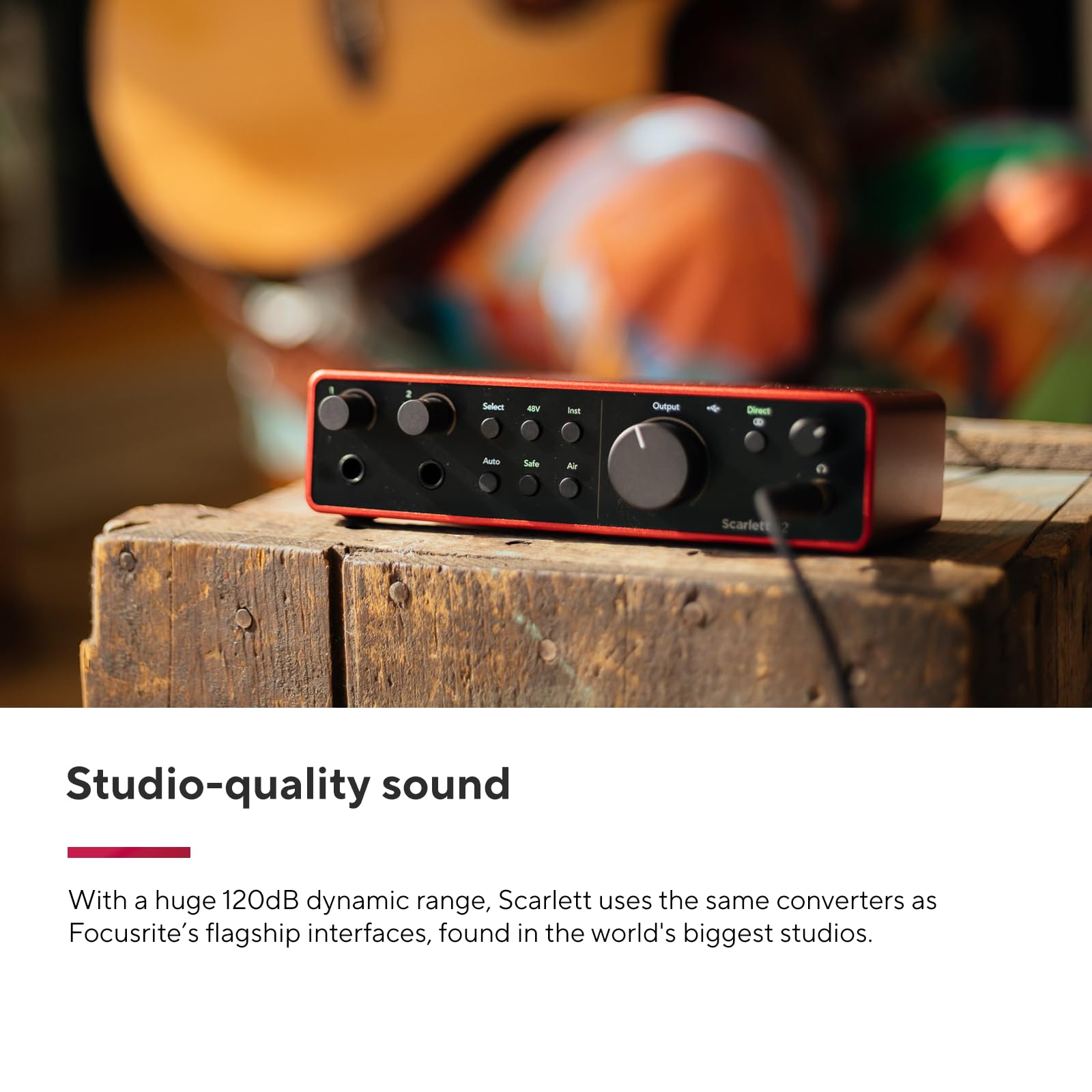 Foto 5 pulgar | Interfaz De Audio Usb Focusrite Scarlett 2i2 Studio 4ª Generación - Venta Internacional.