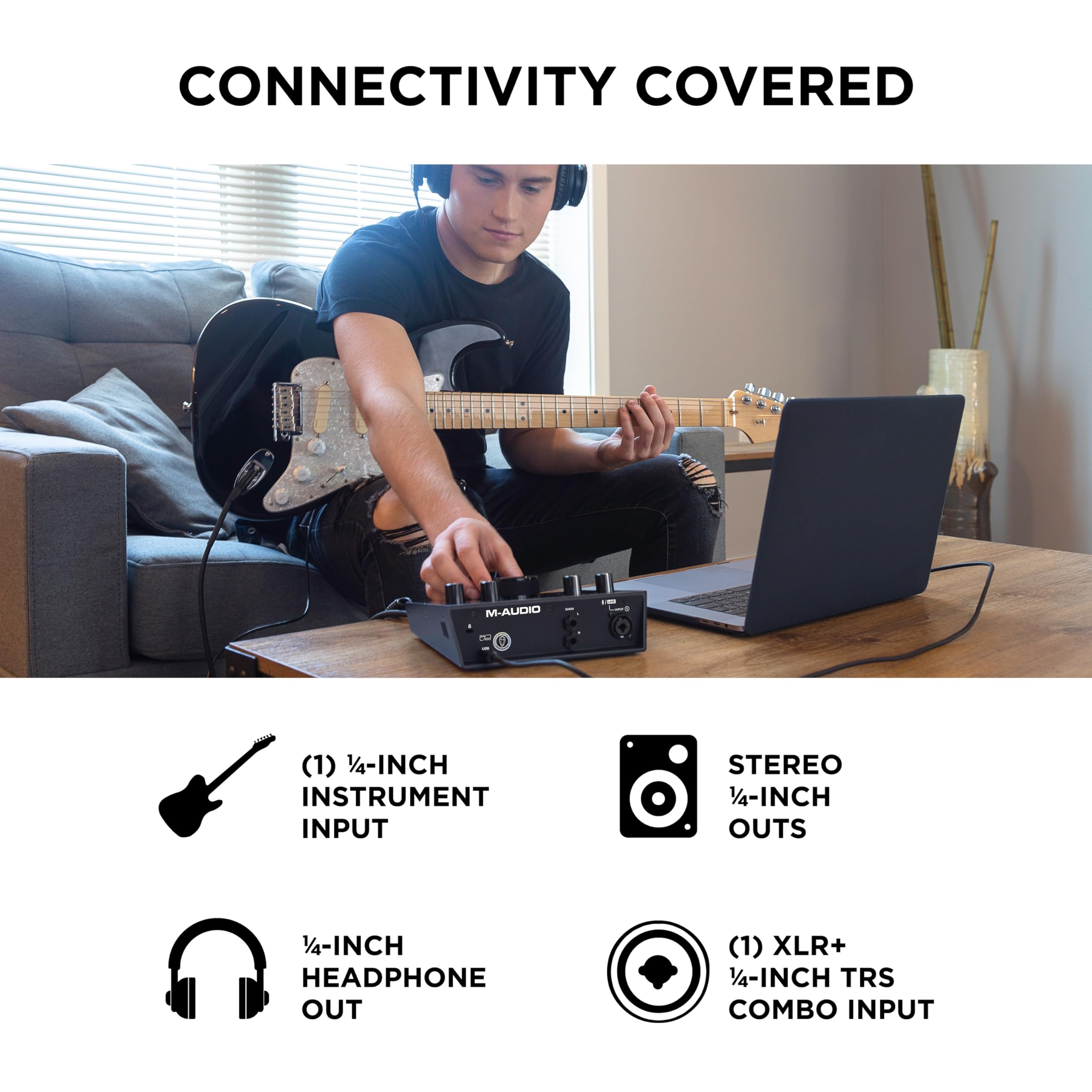 Foto 4 pulgar | Interfaz De Audio M-audio Air 192x4 Usb C Para Grabación De Podcasts - Venta Internacional.