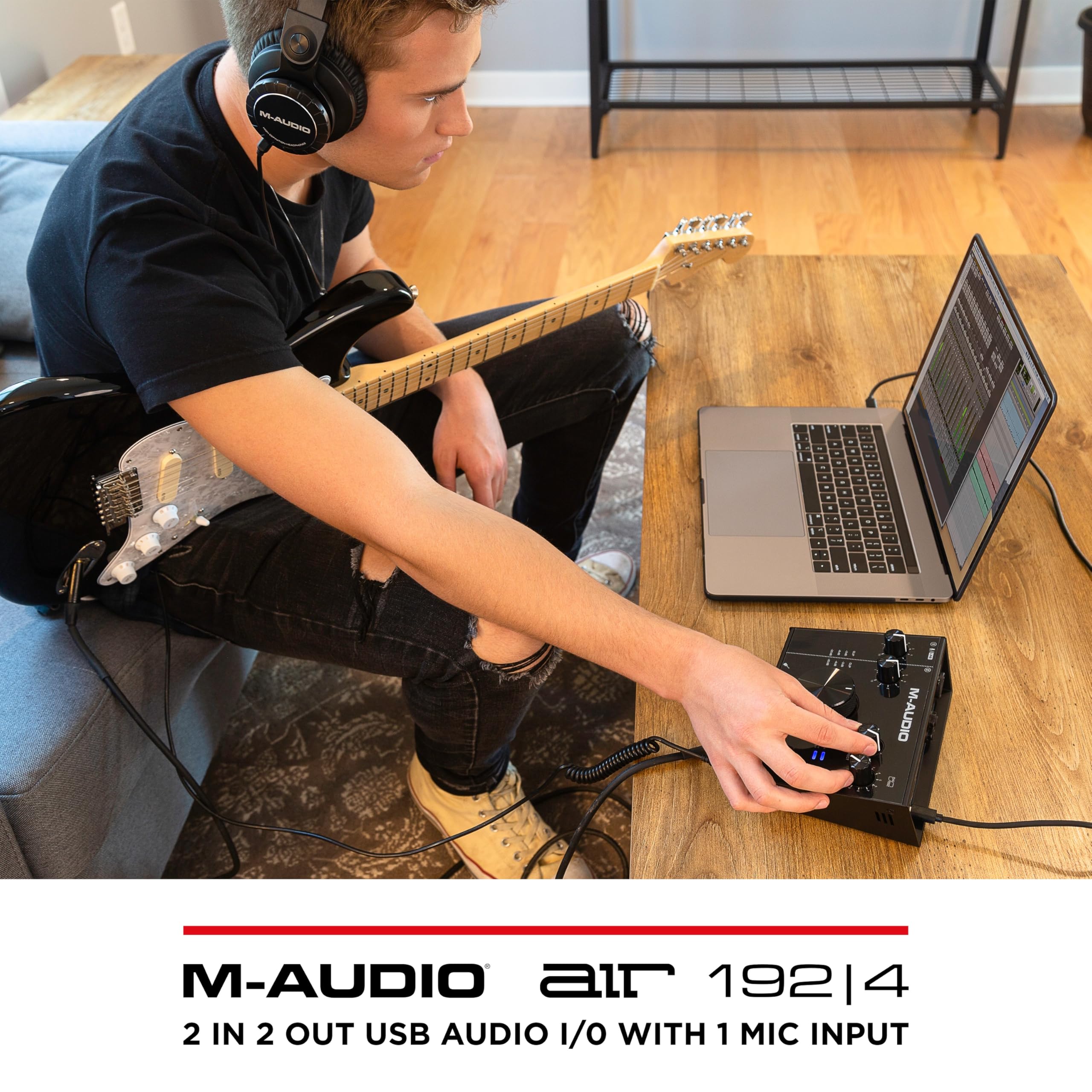 Foto 7 | Interfaz De Audio M-audio Air 192x4 Usb C Para Grabación De Podcasts - Venta Internacional.