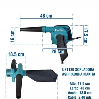 Foto 7 | Sopladora Eléctrica Makita UB1103 color Azul