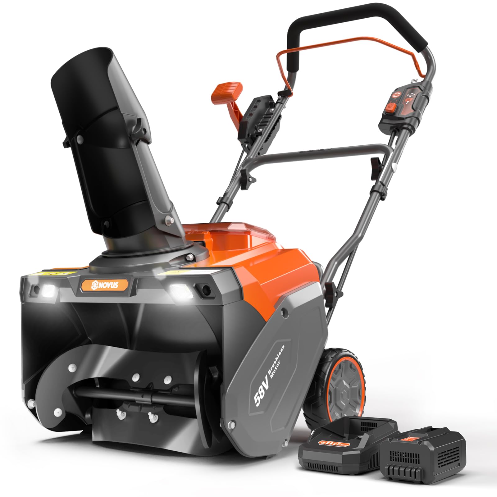 Quitanieves Novus, Batería Inalámbrica De 58 V, 5 Ah, 18 Pulgadas, Clearing - Venta Internacional.