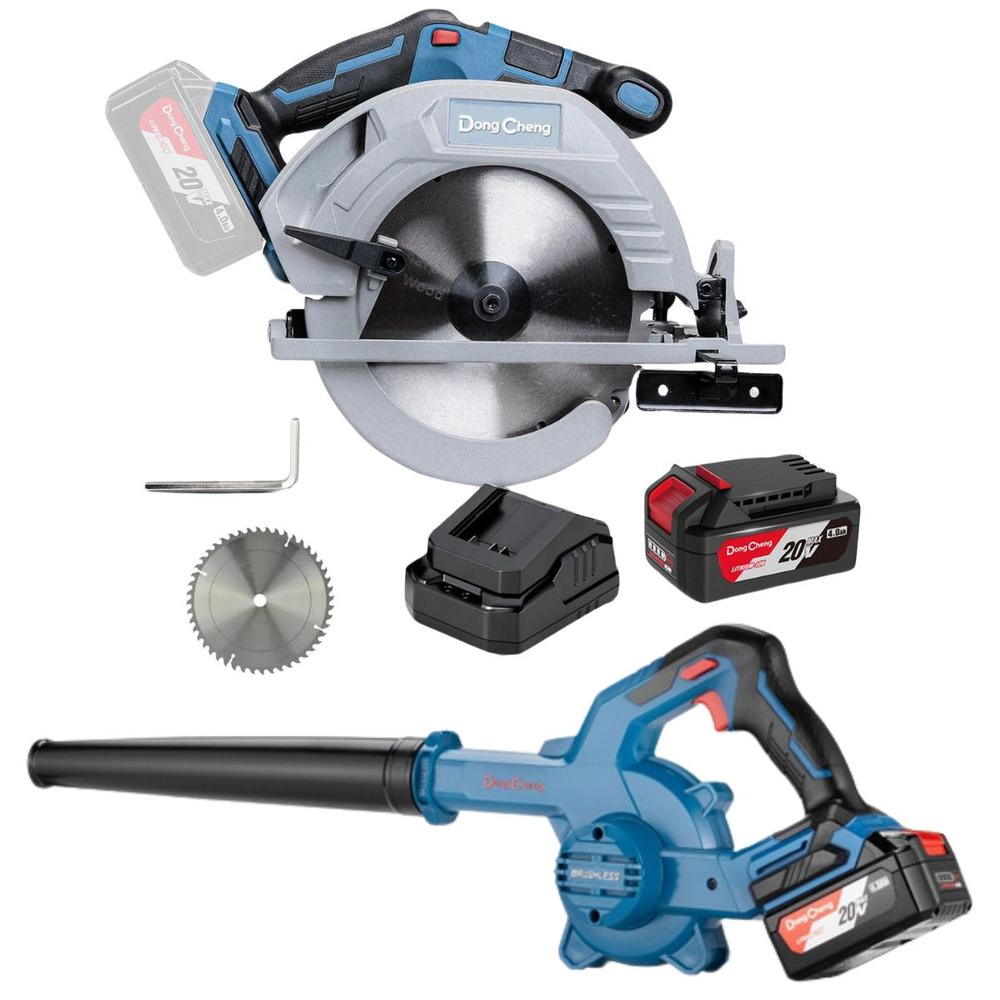 Sopladora 20v + Sierra Circular 7-1/4 Inalámbricas Dongcheng