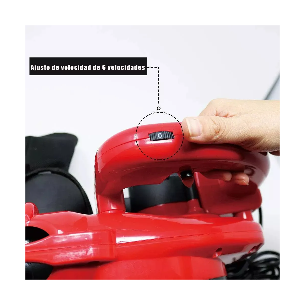 Foto 5 pulgar | Sopladora Aspiradora De Aire Eléctrica Portáti Potencia Eo Safe Imports Esi-19752 Rojo