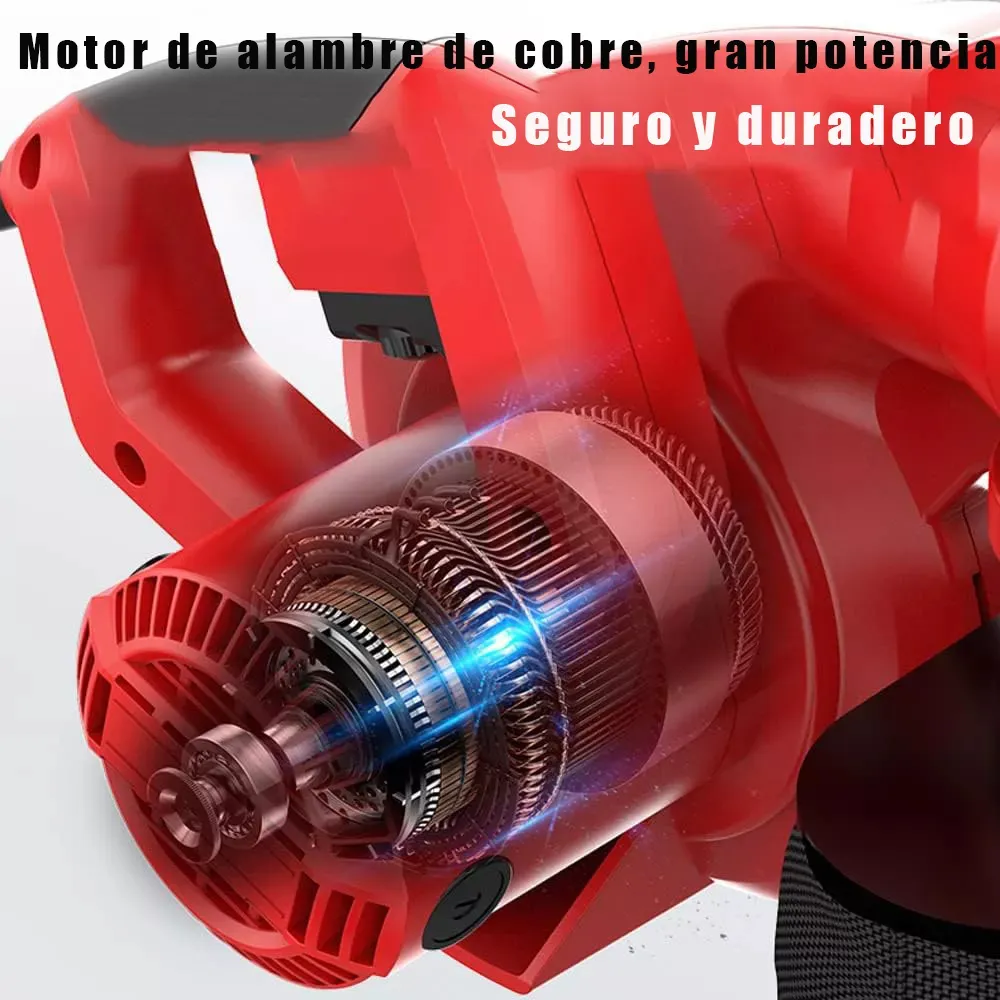 Foto 5 | Sopladora  Belug Aspiradora De Aire Eléctrica Portáti Potencia 800w Rojo
