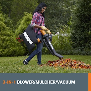 Foto 3 | Soplador De Hojas Worx Trivac Eléctrico 3 En 1, 350 Cfm 210 Mph, Wg505.2 - Venta Internacional.