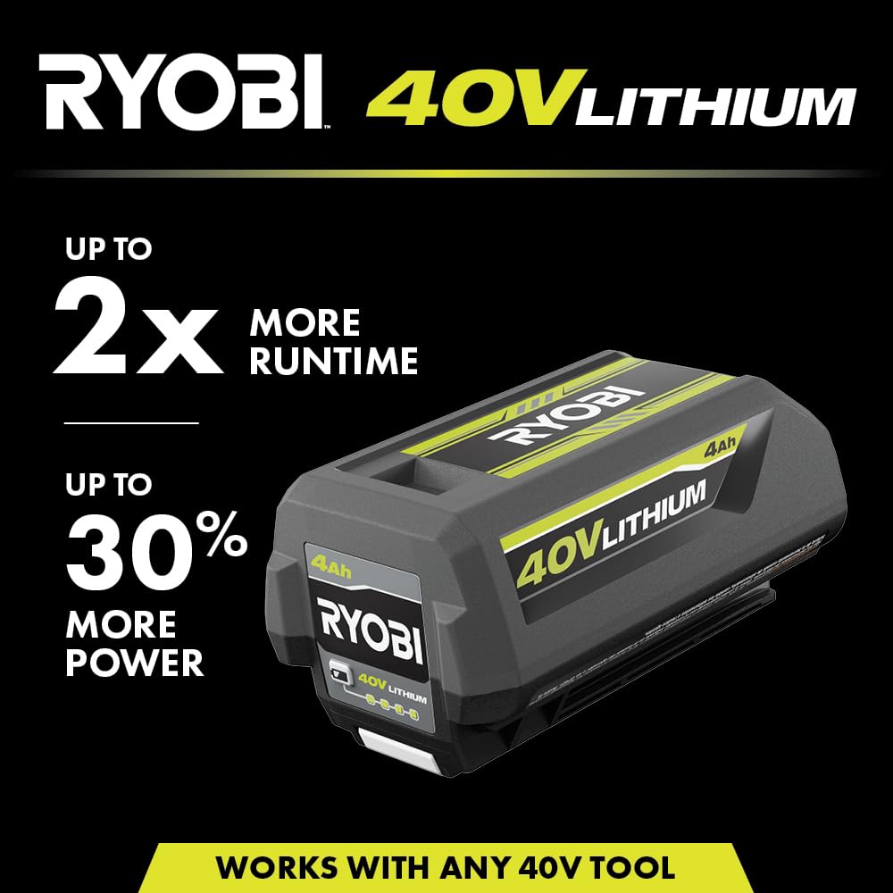 Foto 5 pulgar | Batería Ryobi Op4040 De 40 V Y 4,0 Ah, Iones De Litio - Venta Internacional.