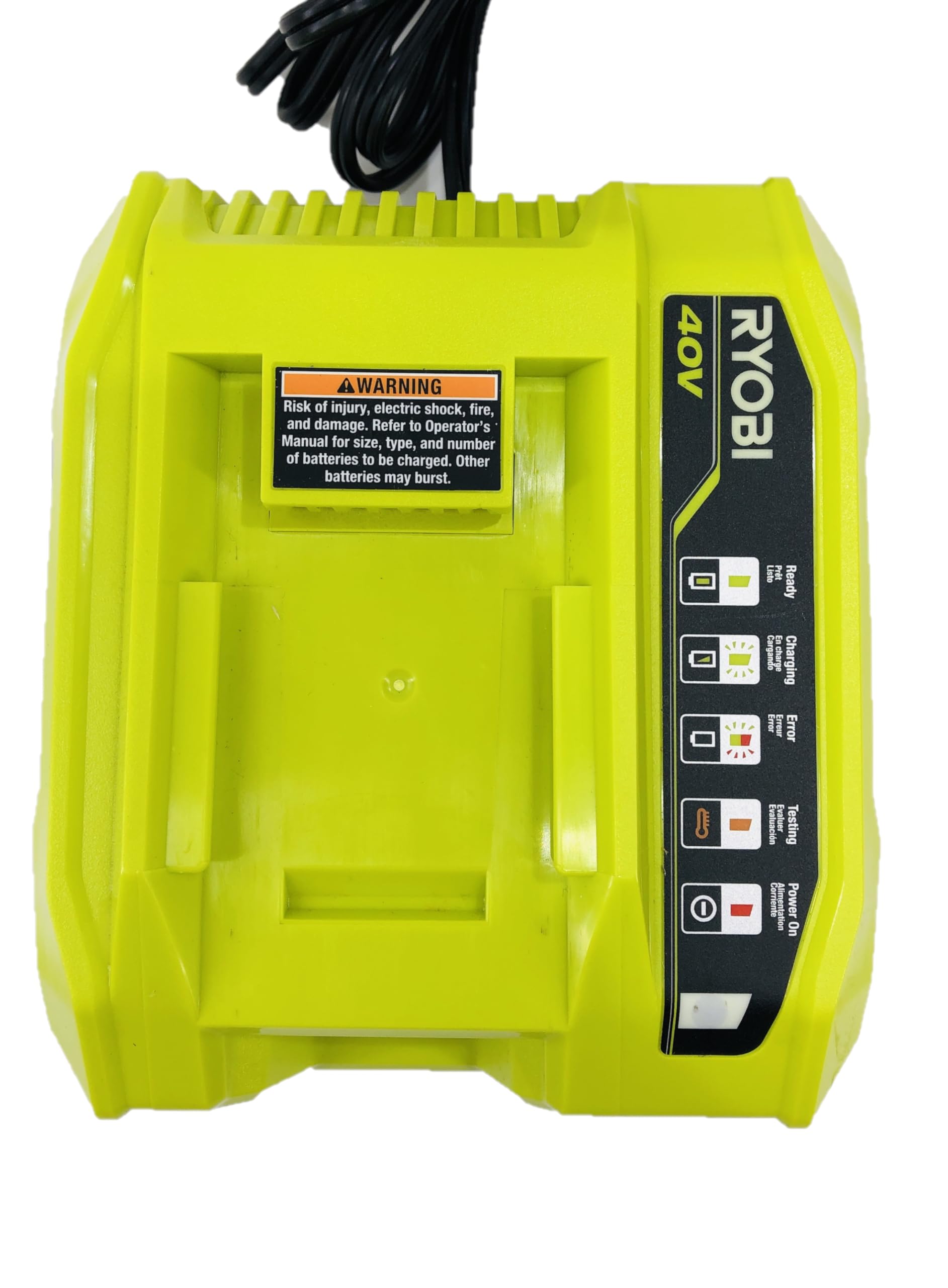 Foto 4 pulgar | Cargador Rápido De Iones De Litio Ryobi Op406a De 40 V Para Baterías De 40 V - Venta Internacional.